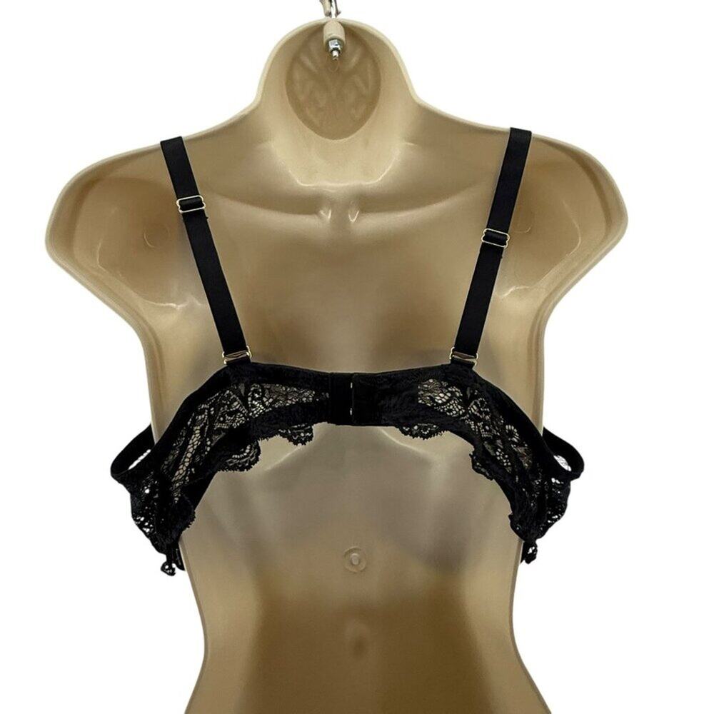 ThirdLove 24/7 Lace Balconette Bra Black Tan Womens 40D - Picture 6 of 6